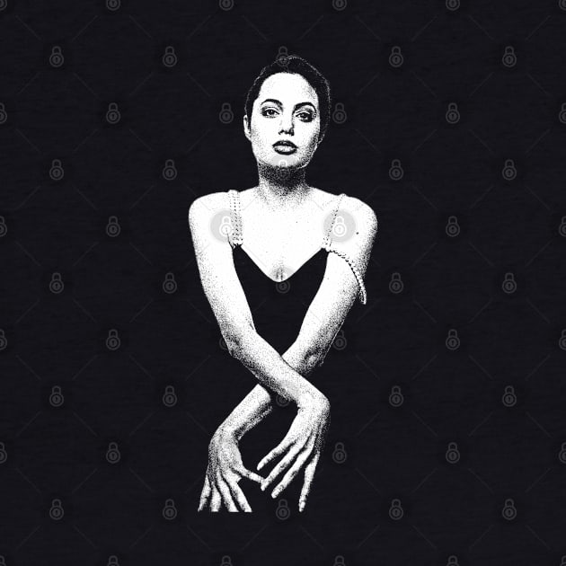 Young Angelina Jolie by Lowchoose